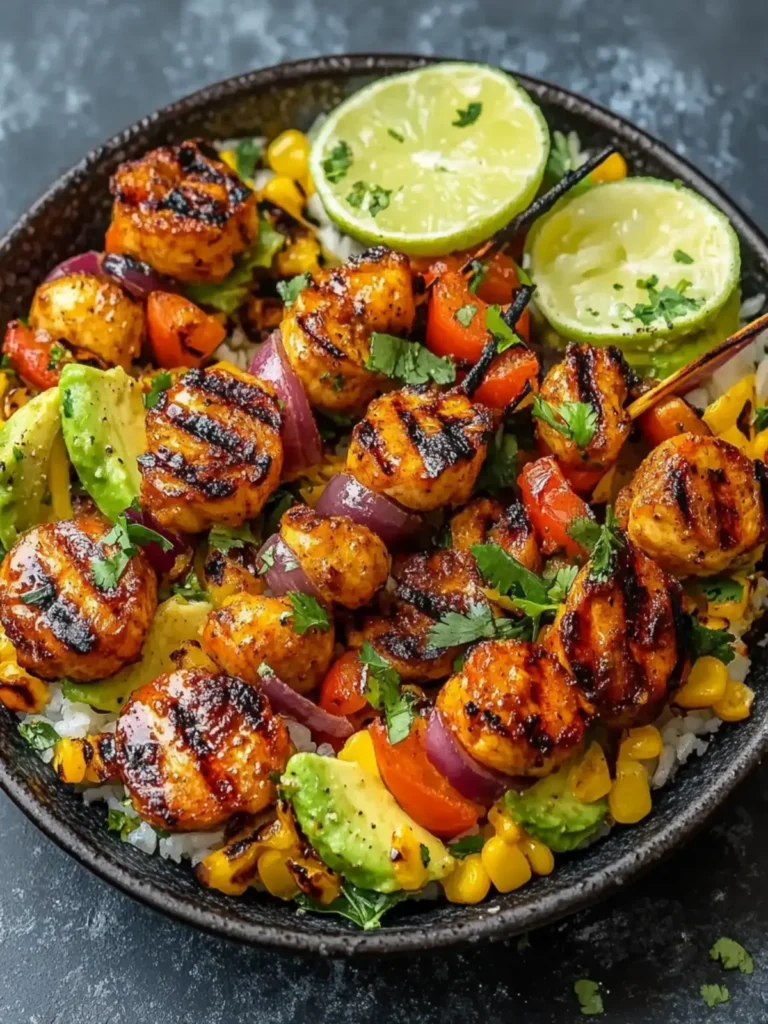 Gegrillte Garnelen-Schüssel: Ein köstliches und einfaches Rezept