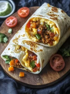 Gegrillter Käse-Burrito