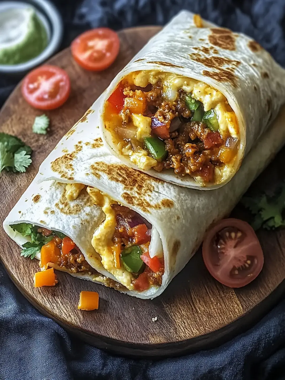 Gegrillter Käse-Burrito