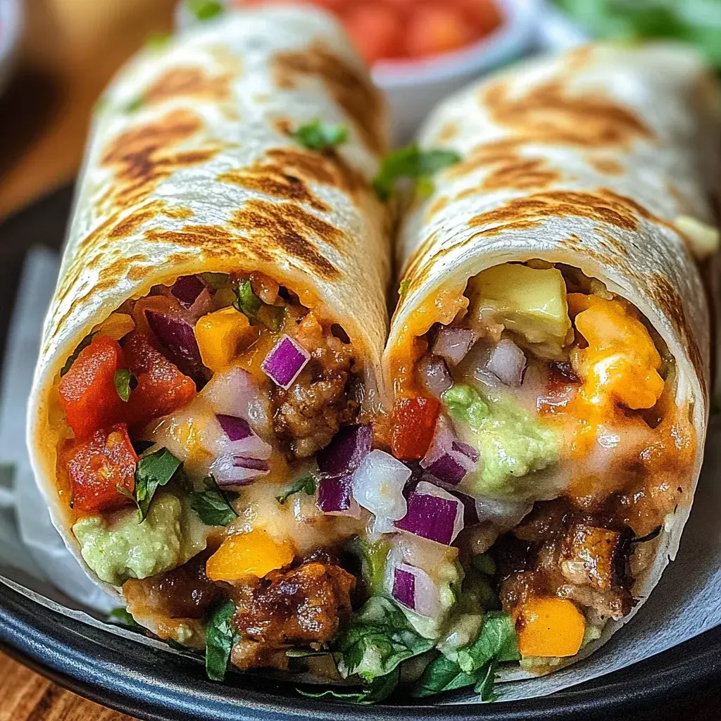 Gegrillter Käse Burrito