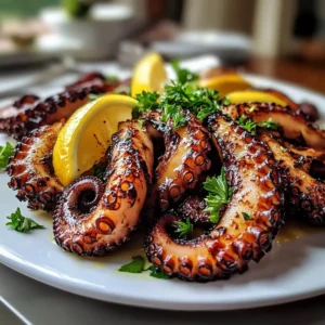 Gegrillter Oktopus mit mediterranem Flair
