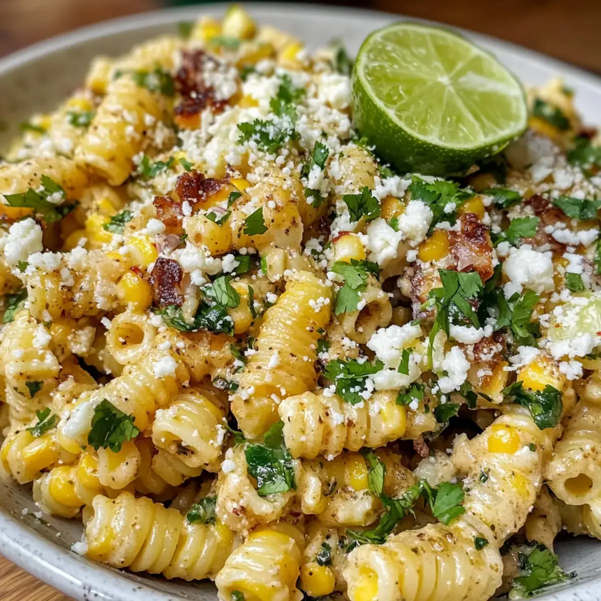 Geschmackvoller Straßenmais-Pasta-Salat