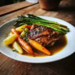 Geschmorte Hyhnchenkeulen Kryuter Fryhlingsgemyse