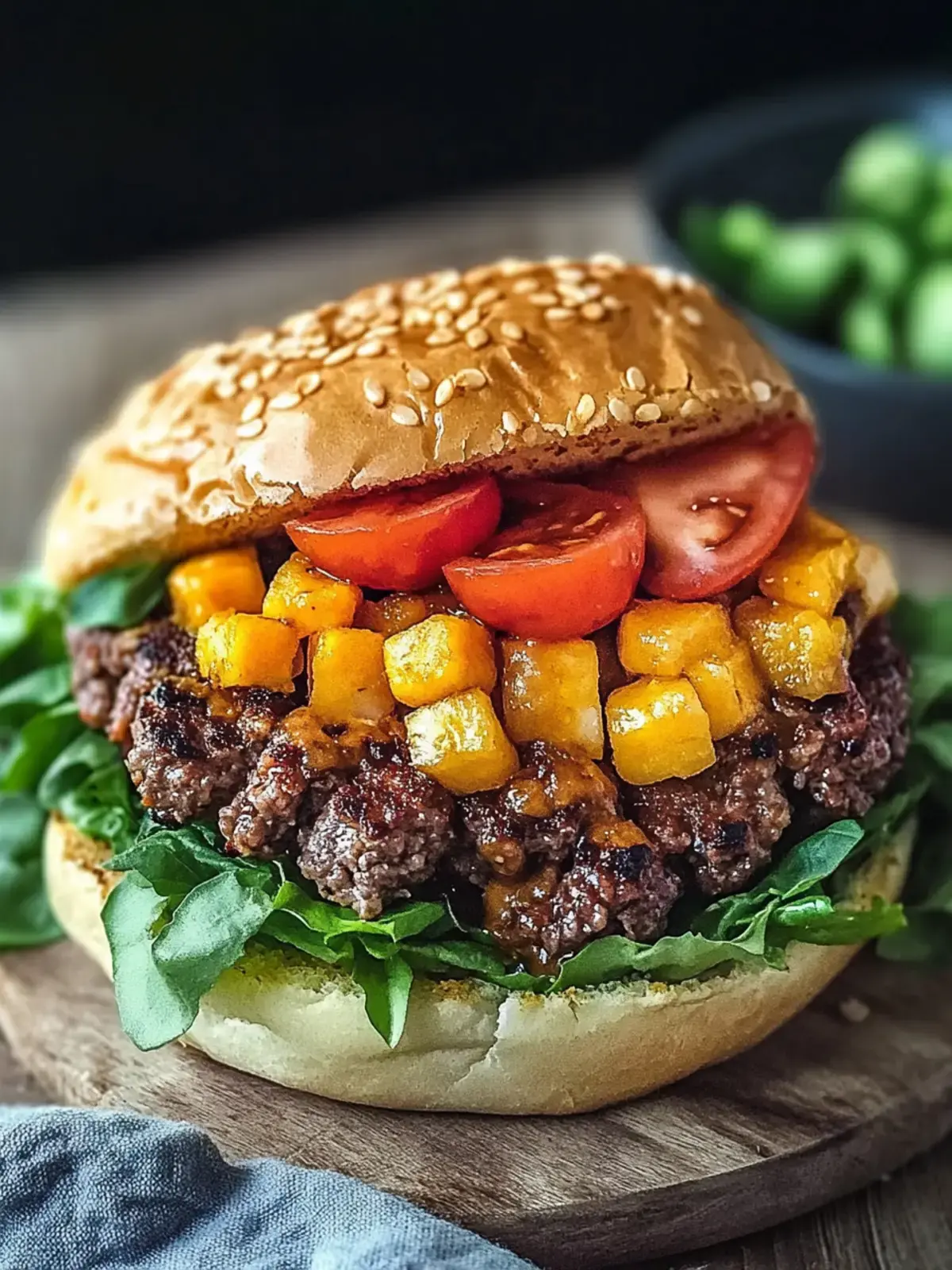 Gesunde Burger Schüssel