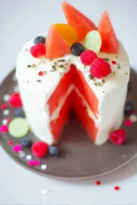 Gesunde Melonen Torte