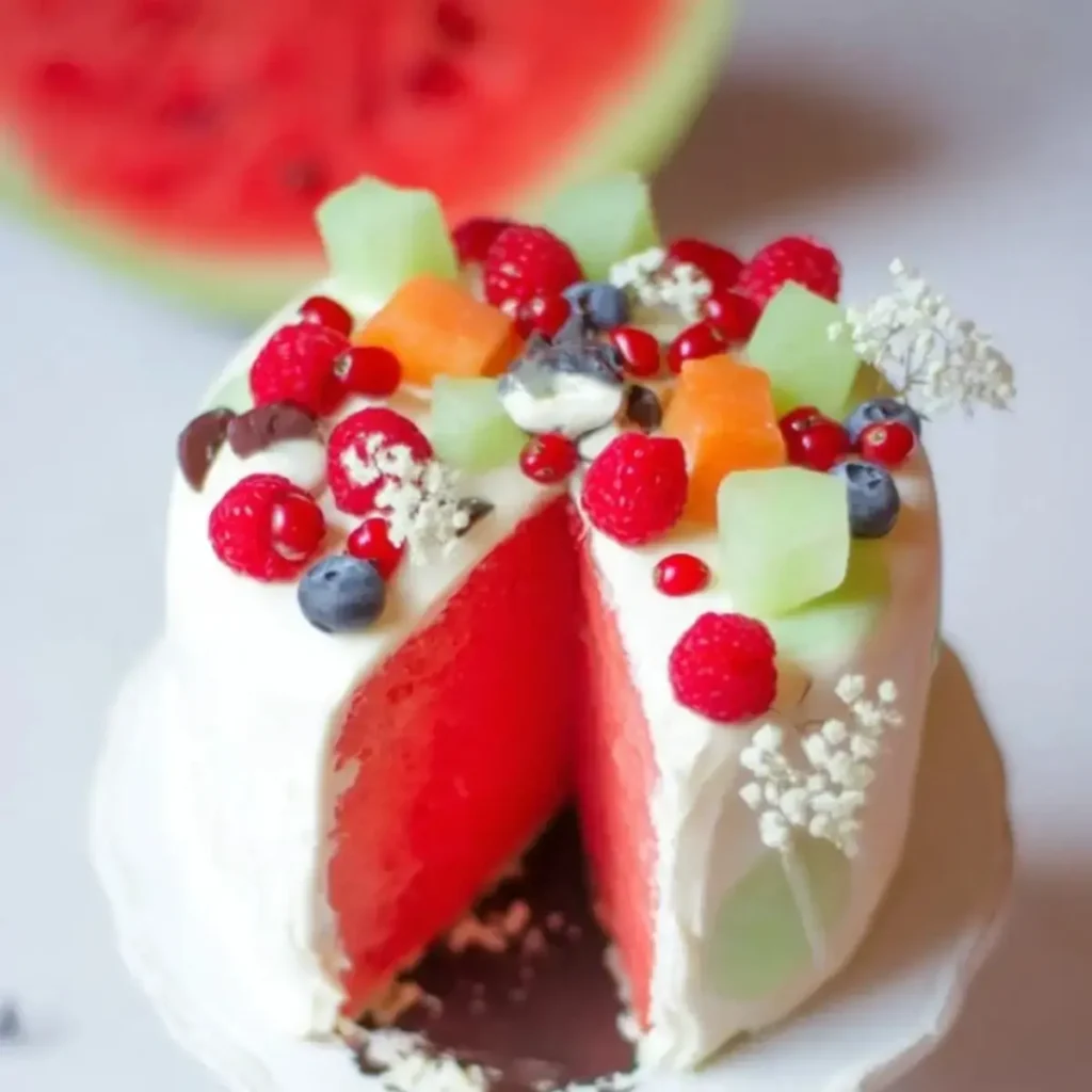 Gesunde Melonen Torte