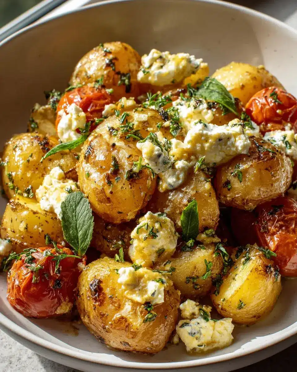 Gesunde Ofenkartoffeln Feta