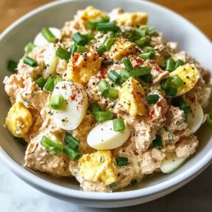 Gesunder Thunfisch-Ei-Salat: Cremig und Begeisternd!