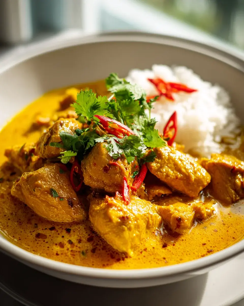Goan Hähnchen Curry mit Kokosnuss und Tamarinde Rezept