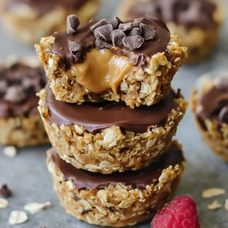 Granola Cups mit Nussmus