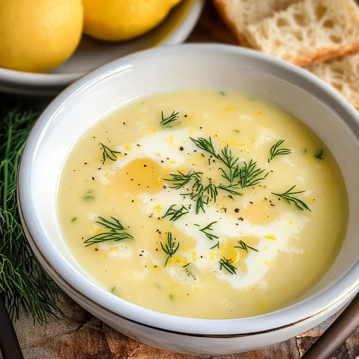 Griechische Ei-Zitronen-Suppe