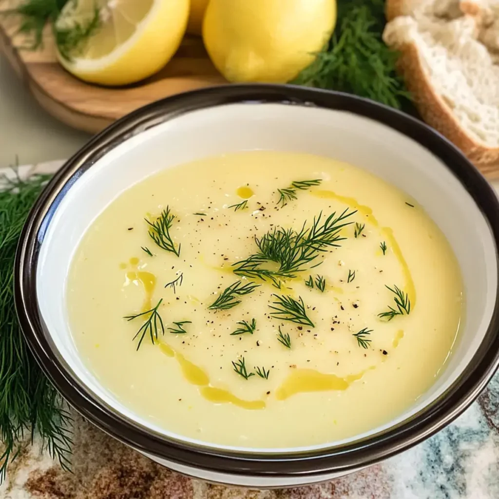 Griechische Ei-Zitronen-Suppe