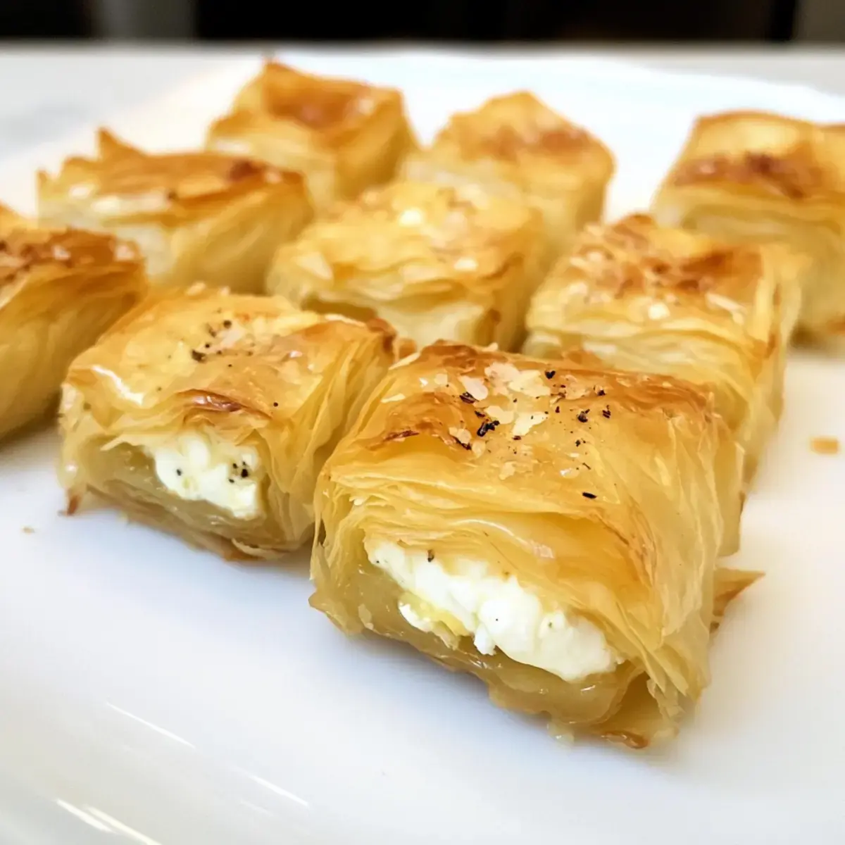 Griechische Feta-Phyllo-Häppchen