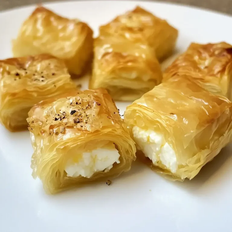 Unwiderstehliche Griechische Feta-Phyllo-Häppchen für deine Party