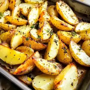 Griechische Zitronenkartoffeln mit Knoblauchzauber