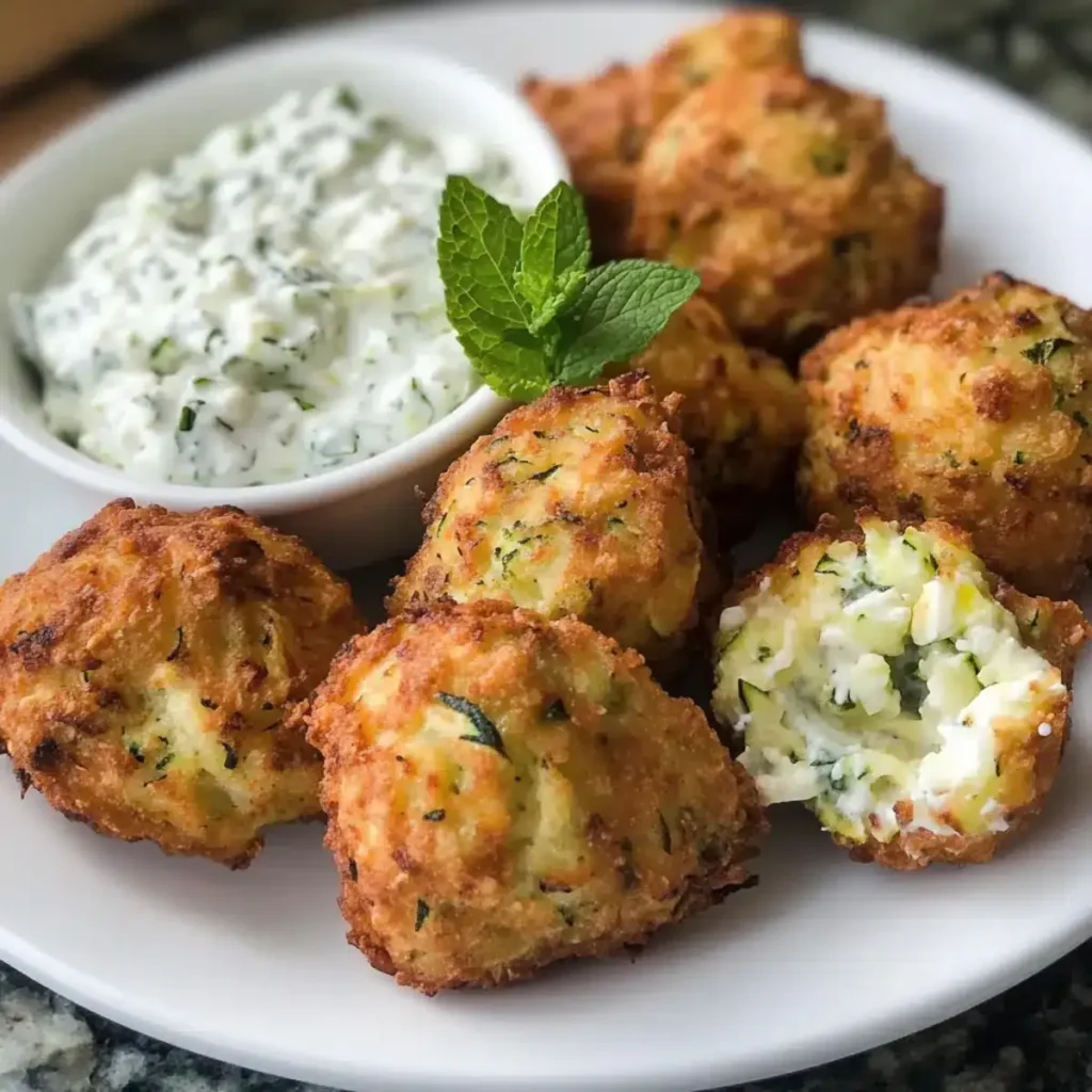 Griechische Zucchinibällchen