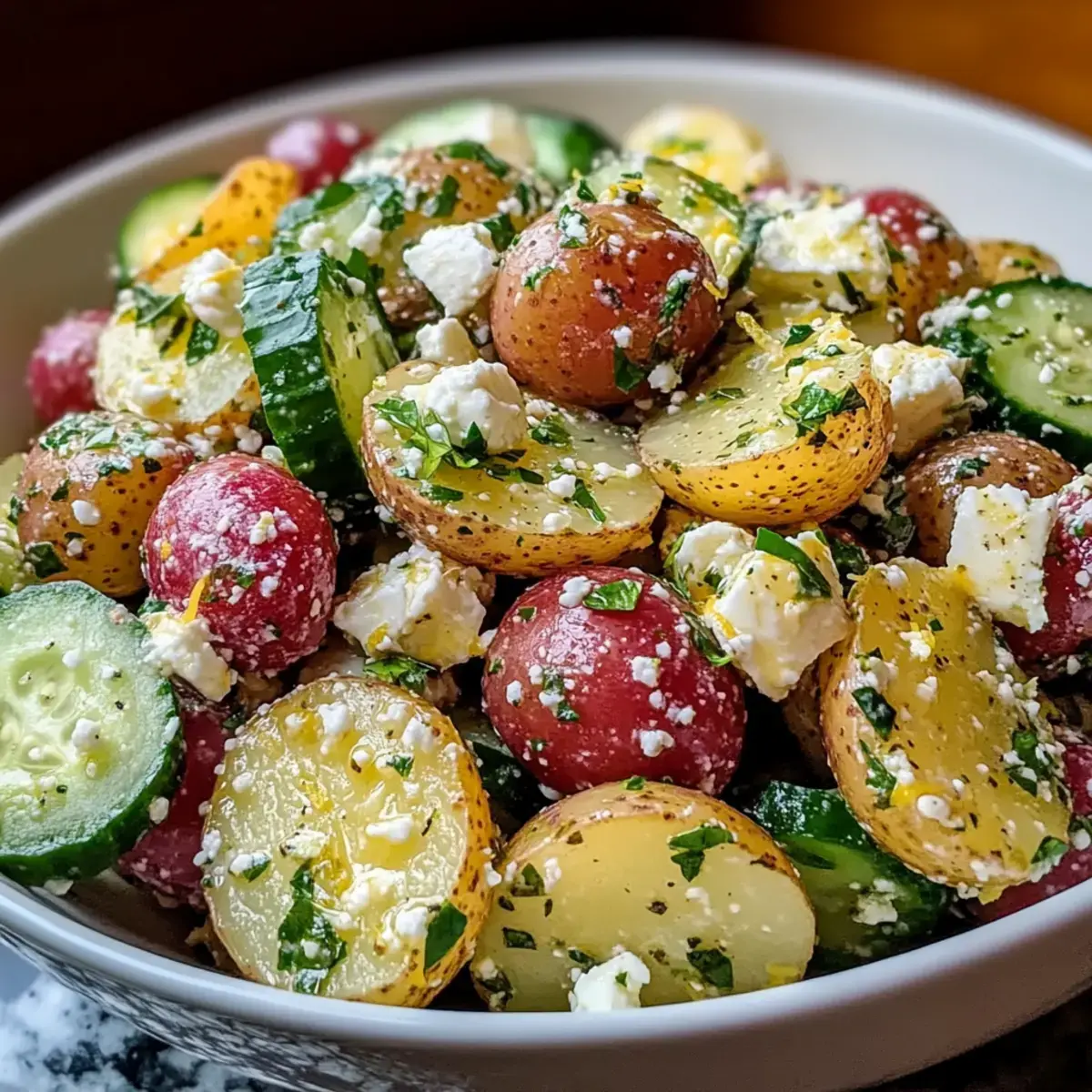 Griechischer Kartoffelsalat