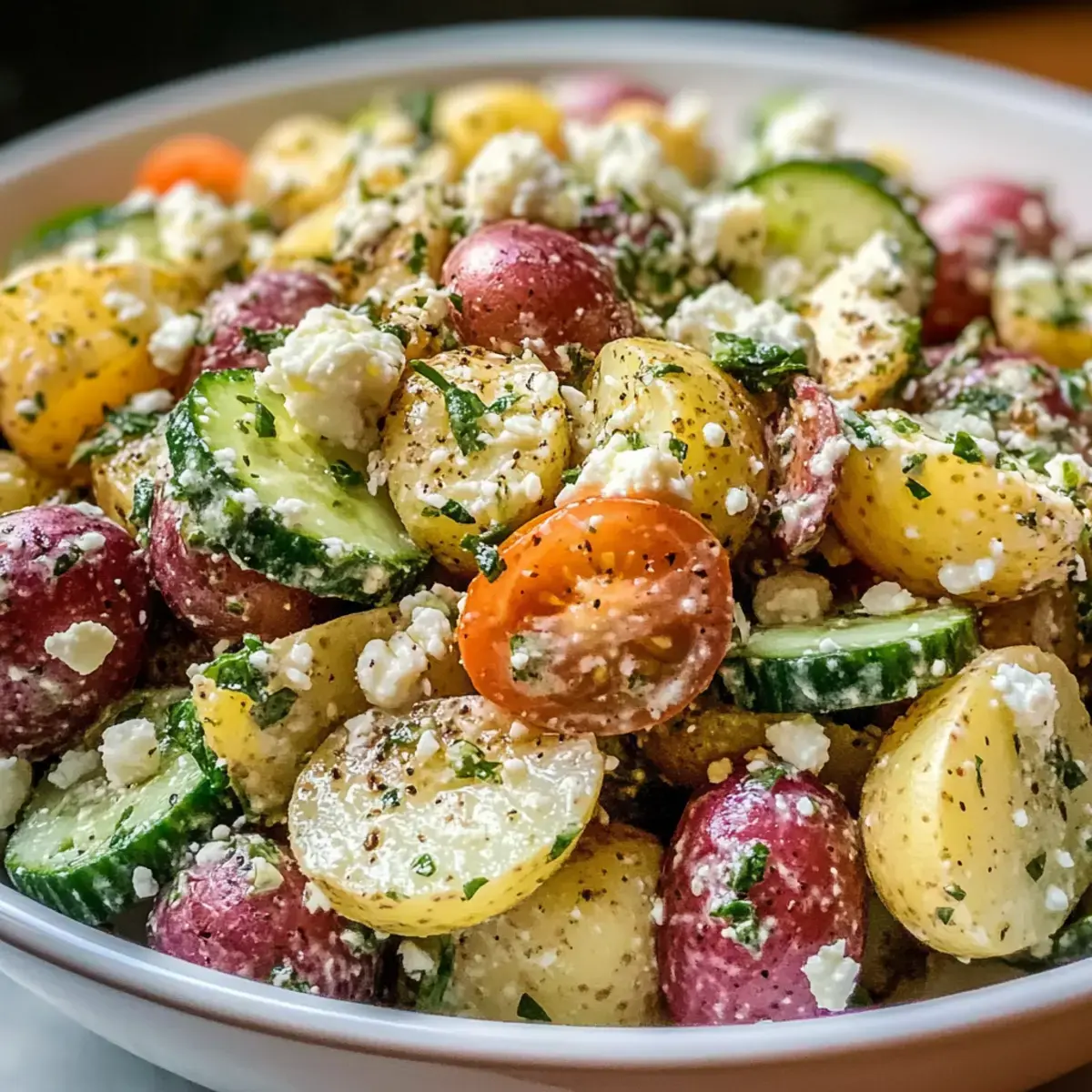 Griechischer Kartoffelsalat