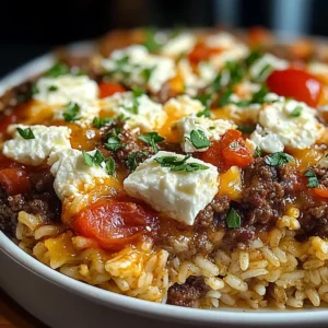 Griechischer Kritharaki-Hackauflauf mit Feta