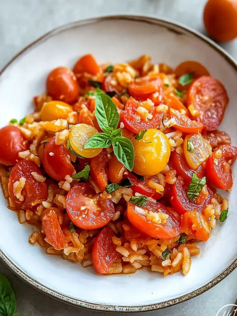 Griechischer Tomatenreis