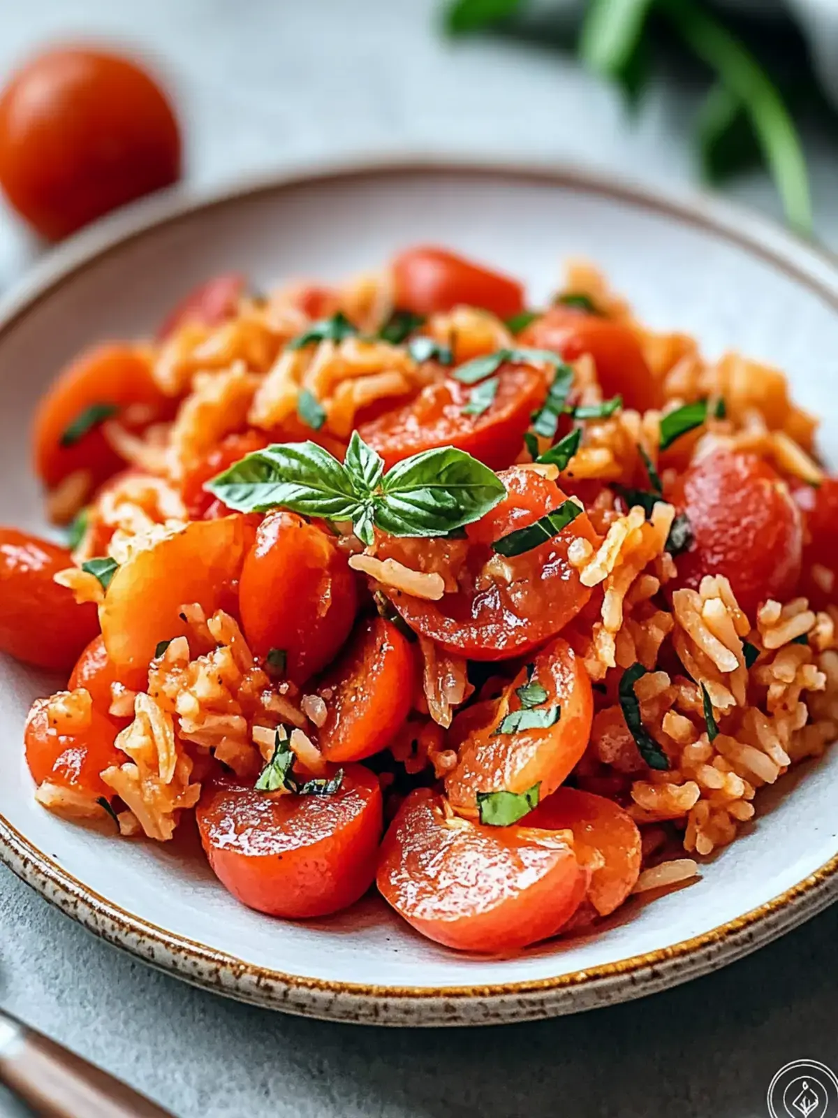 Griechischer Tomatenreis