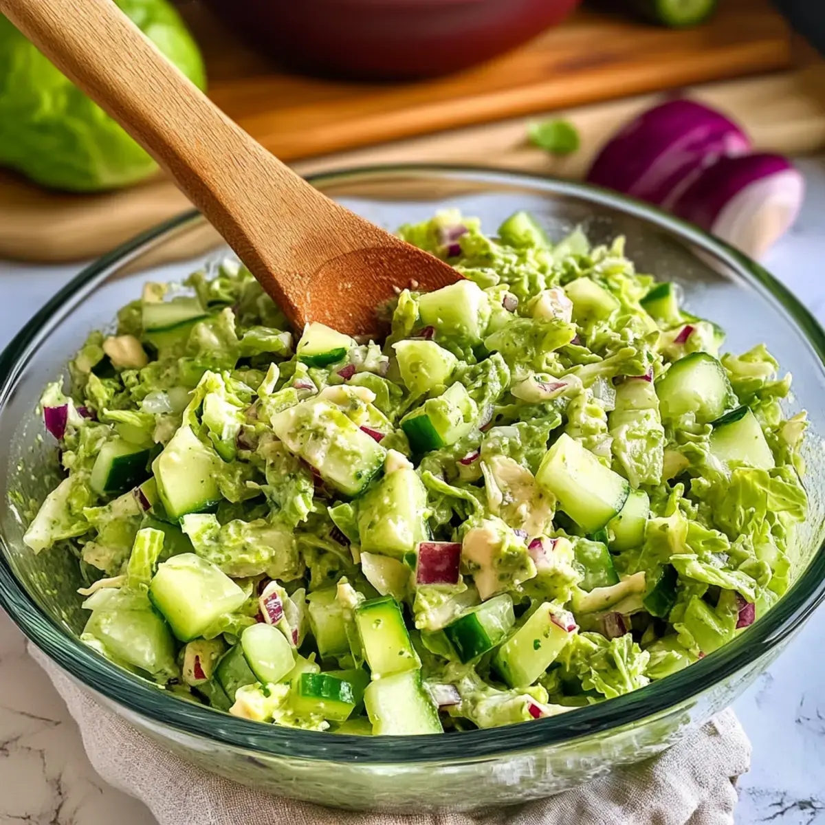 Grüner Göttin Salat