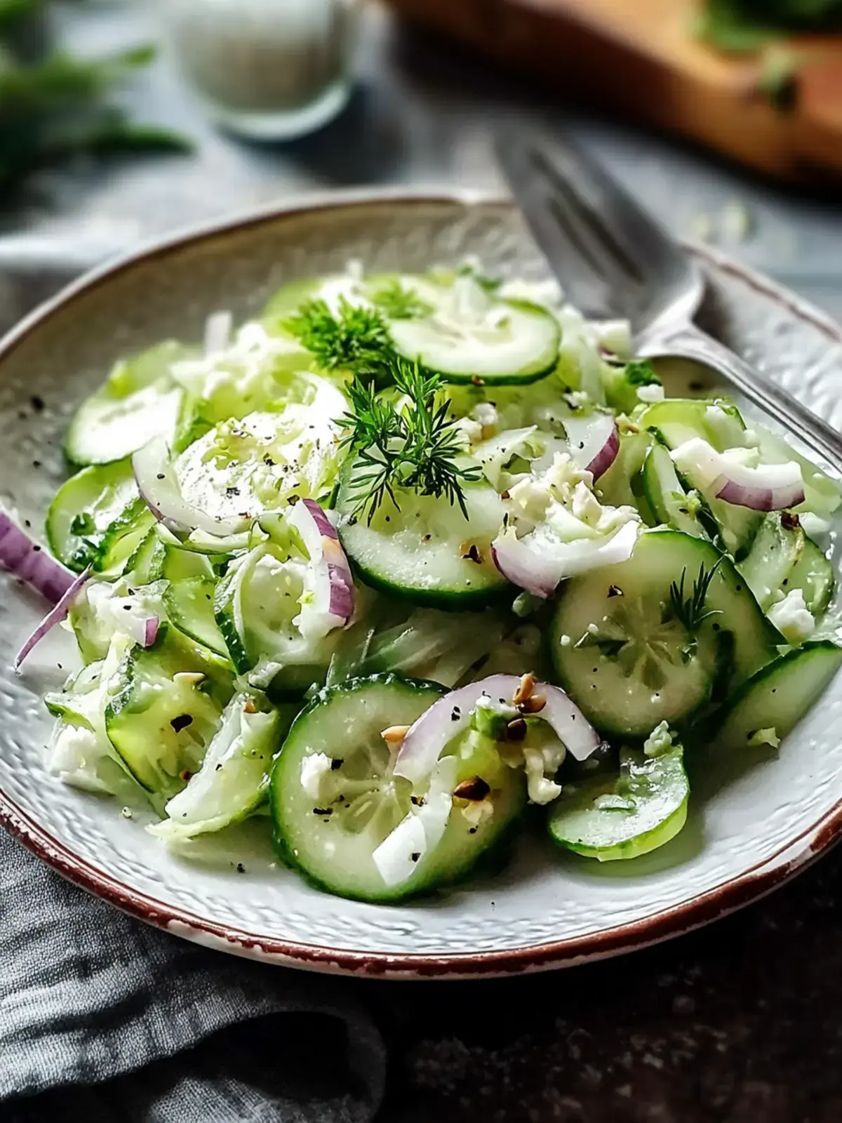 Gryner Kohl Gurkensalat 2