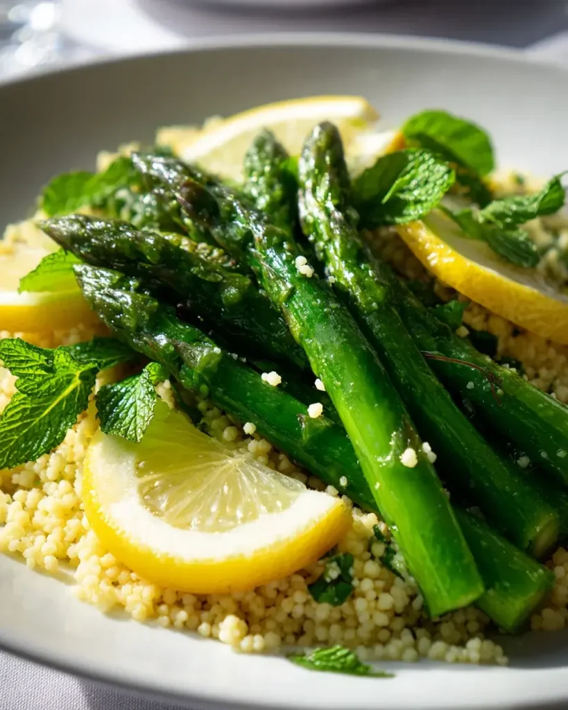 Grüner Spargel Salat