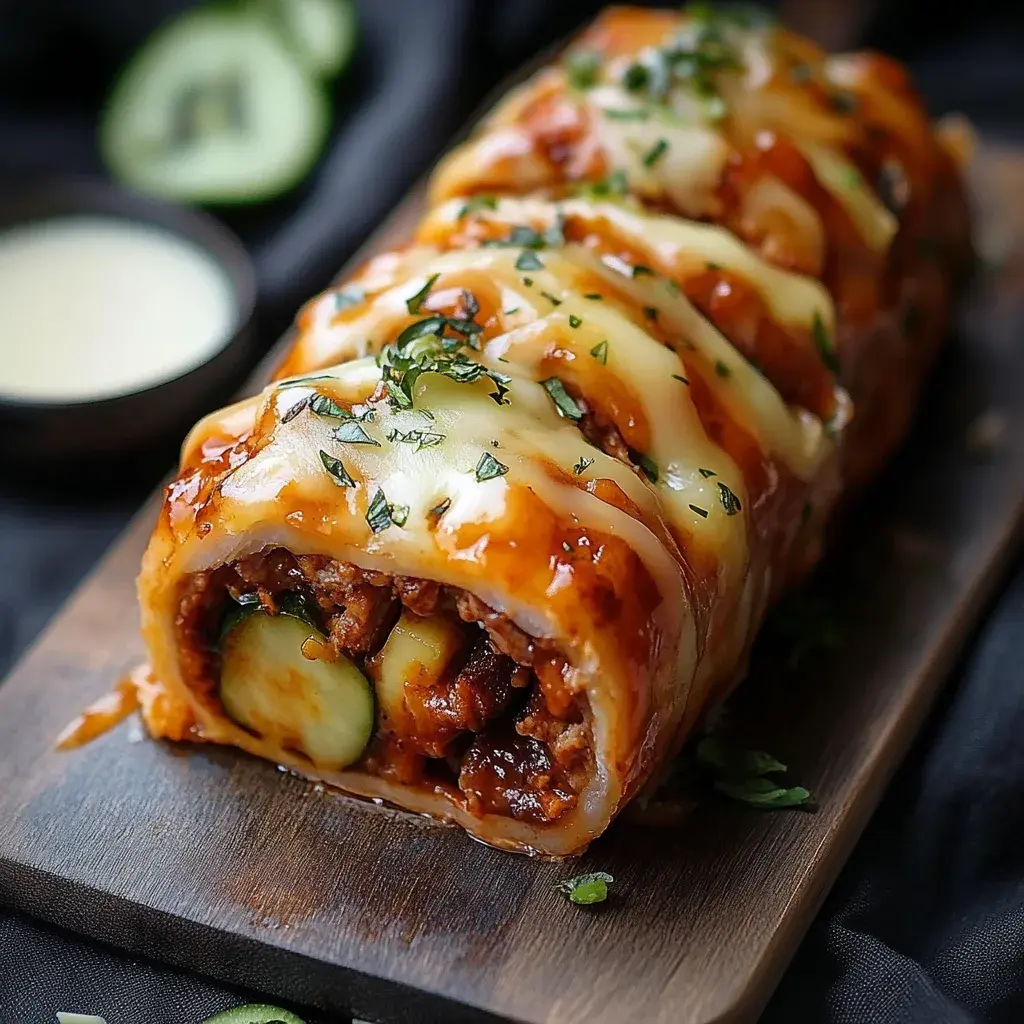 Hackfleisch Käse Rolle Rezept