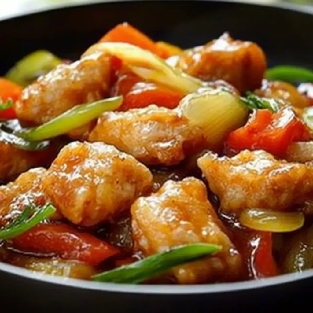 Haehnchen suess sauer besser als im Chinarestaurant