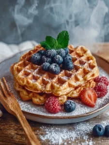 Haferflocken-Waffeln: Knusprig, gesund und glutenfrei genießen