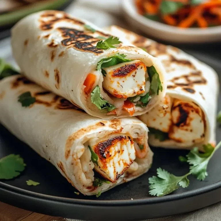 Halloumi-Wraps süße Chili