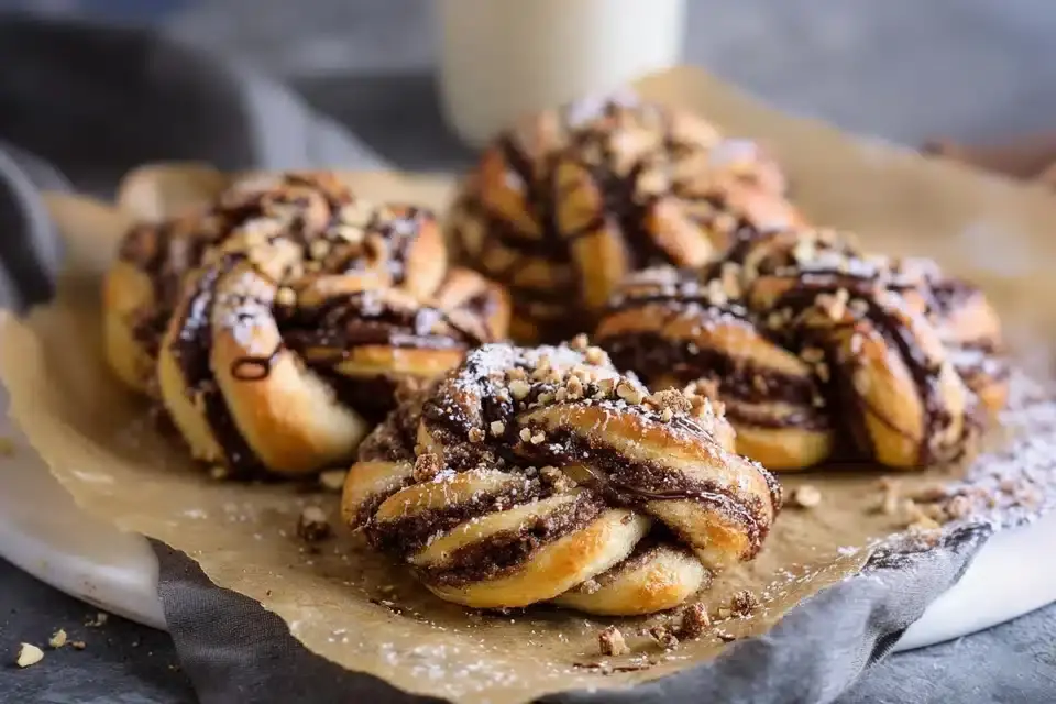 Haselnuss Zimt Knoten Rezept