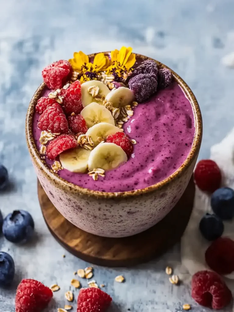 Hausgemachte Acai-Smoothie-Schüssel