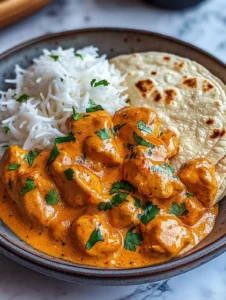 Cremiges Hausgemachtes Butter Chicken mit Garam Masala