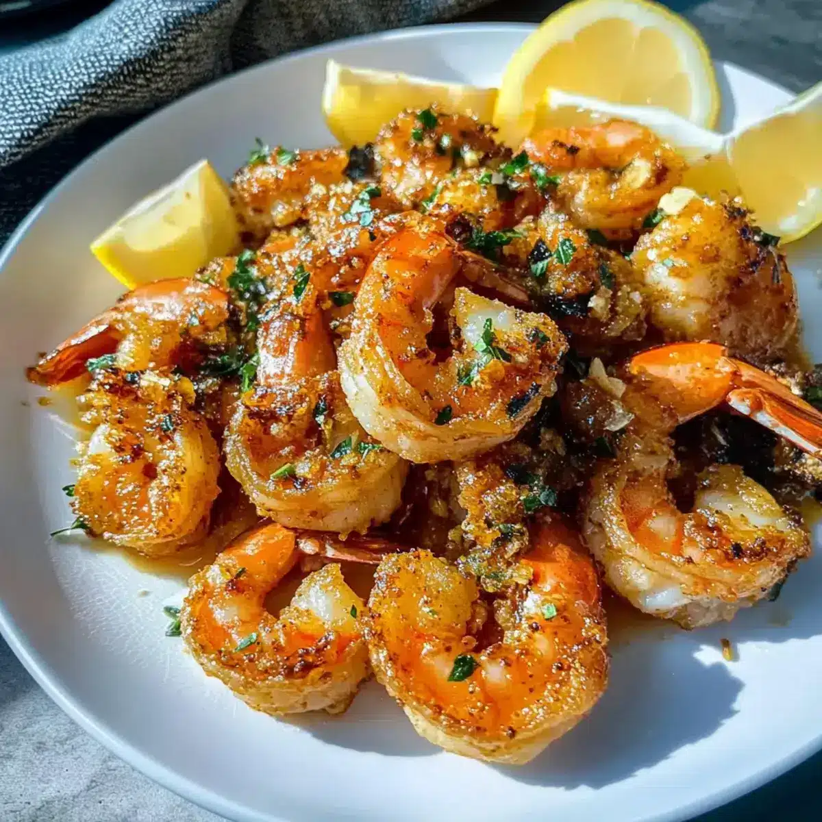 Hawaiian Knoblauchgarnelen Rezept