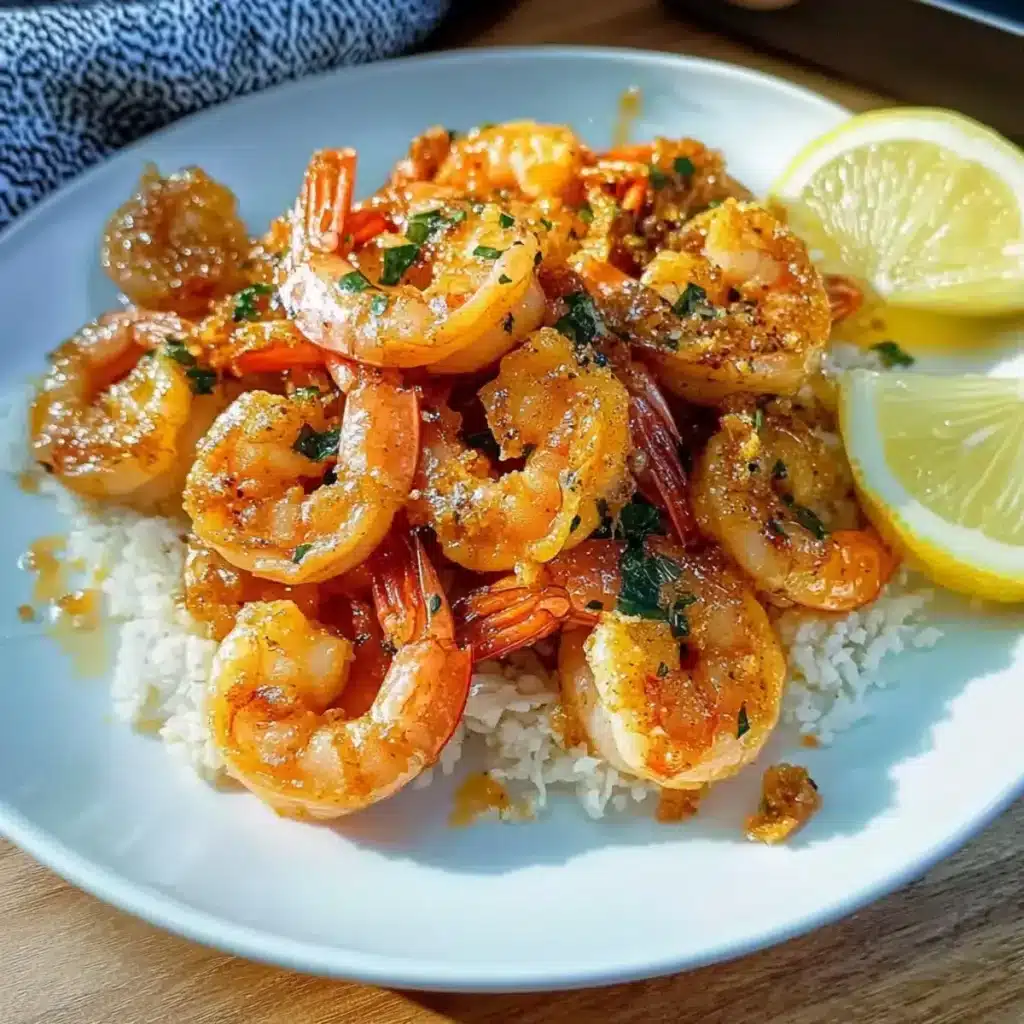 Unwiderstehliche Hawaiian Knoblauchgarnelen in 25 Minuten