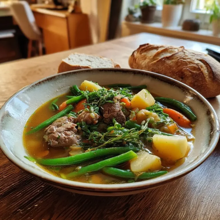 Herzhafter Bohnen-Eintopf mit Lamm