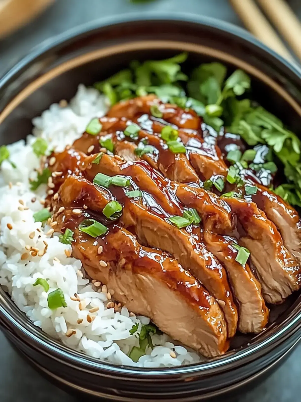Herzhaftes Crockpot Teriyaki Hähnchen