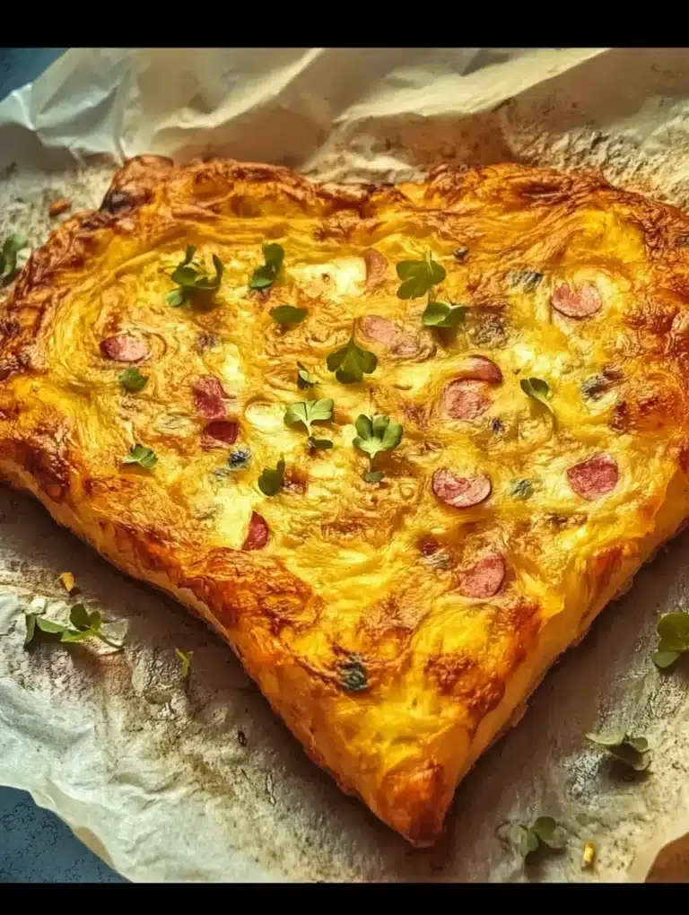 Herzhaftes Pfannkuchenglück vom Blech