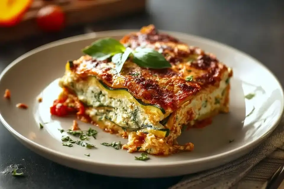 High Protein Veggie Lasagne
