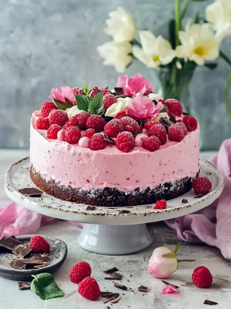 Himbeer-Creme-Torte mit Schoko