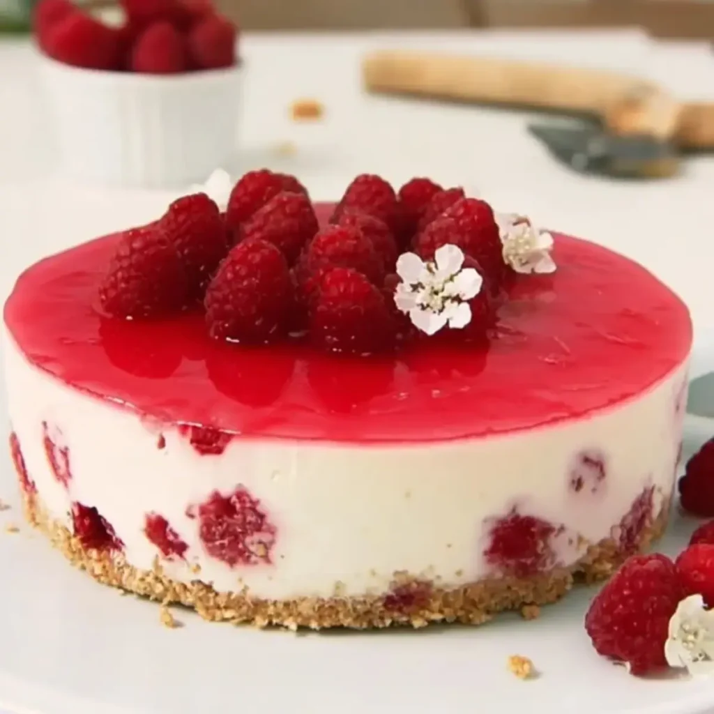Himbeer Joghurt Torte ohne Backen – Muma’s Kitchen