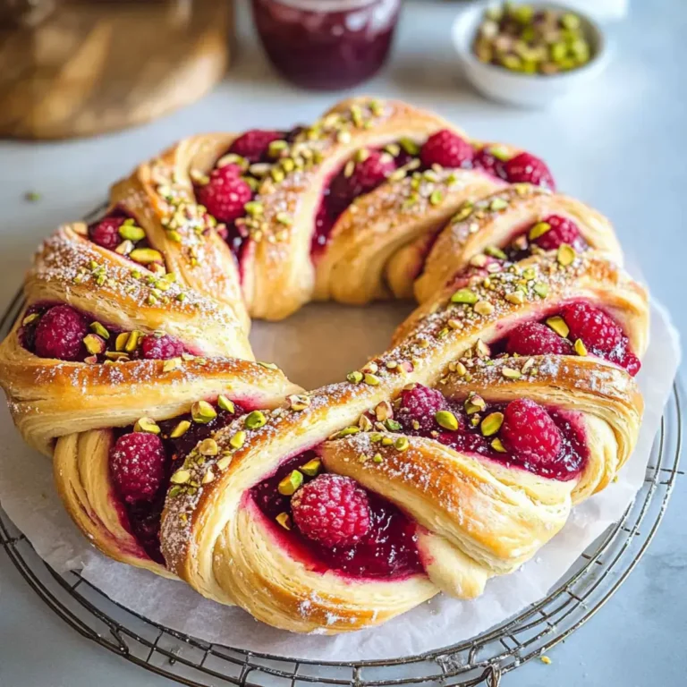 Himbeer und Pistazienkranz Rezept