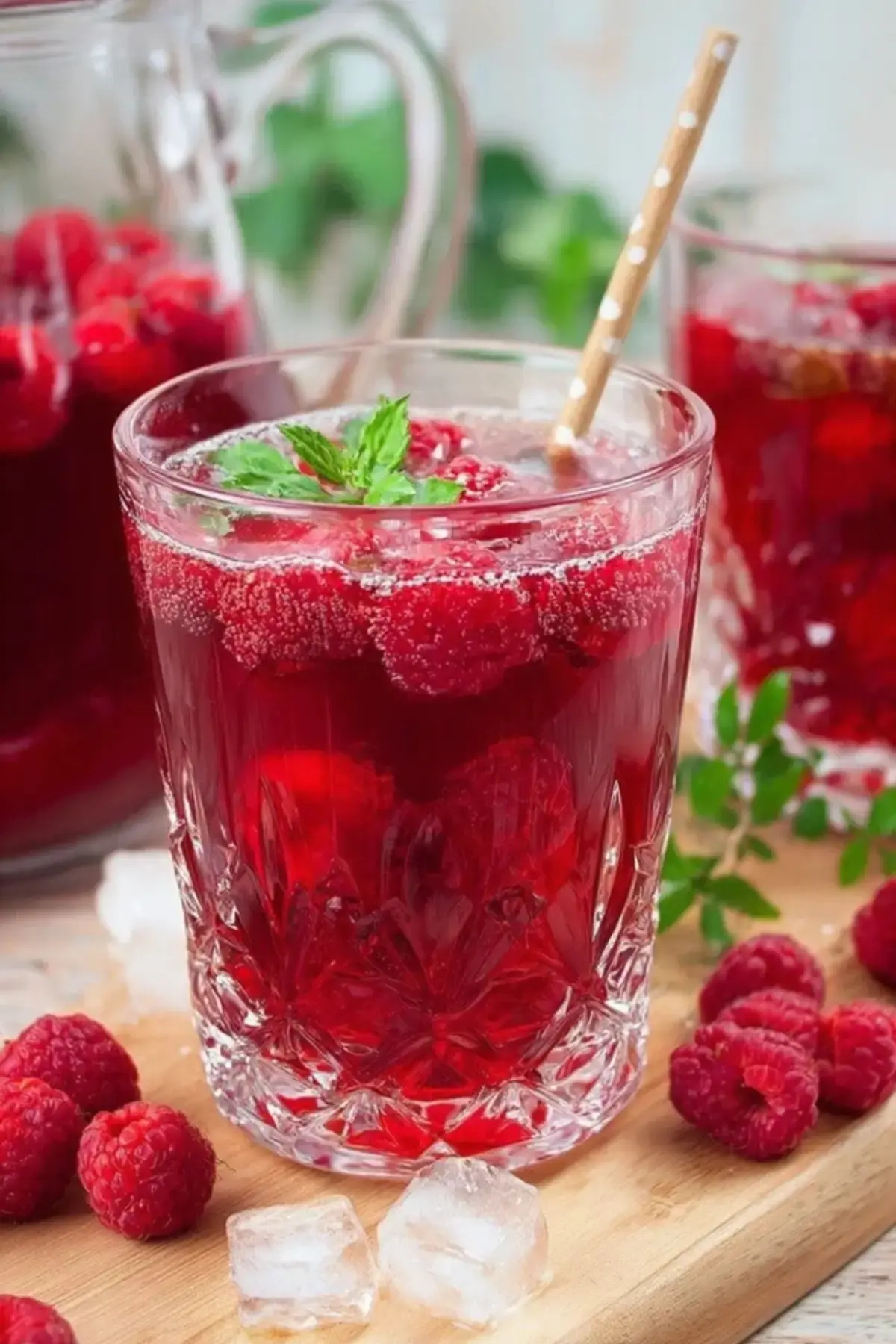 Himbeerbowle ohne Alkohol