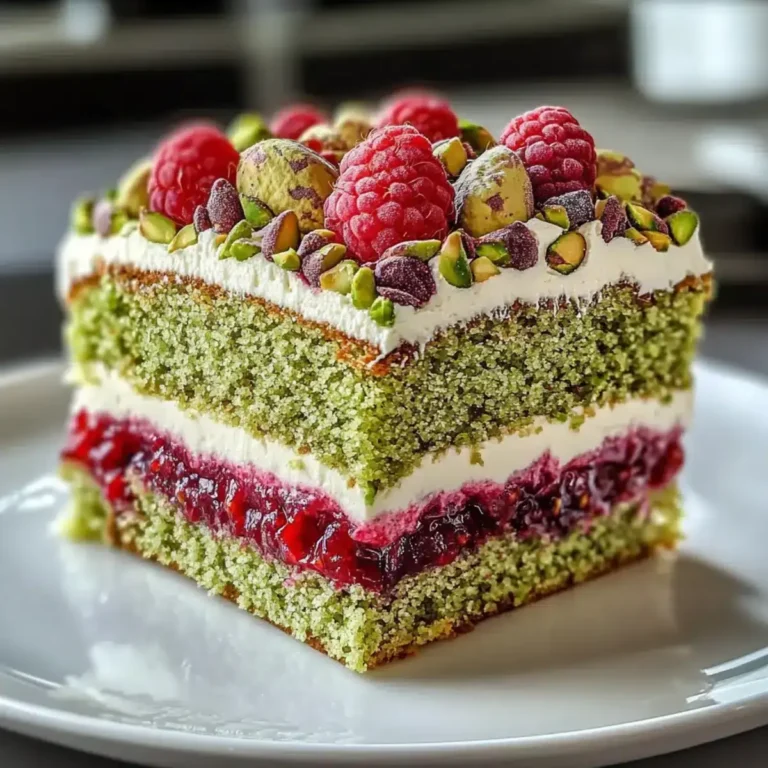 Himmlischer Pistazien-Preiselbeerkuchen
