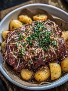 Hobo-Auflauf mit Rinderhackfleisch
