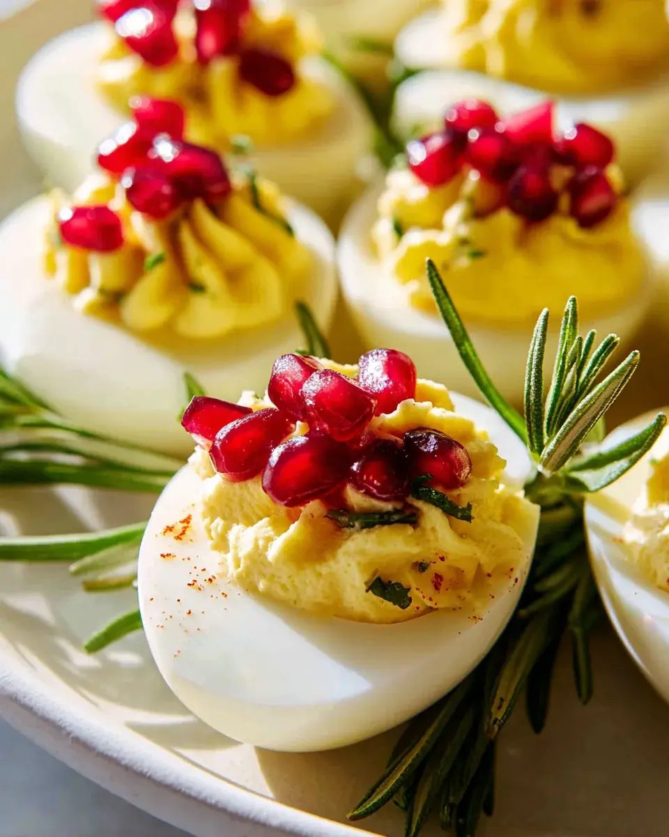 Holiday Deviled Eggs