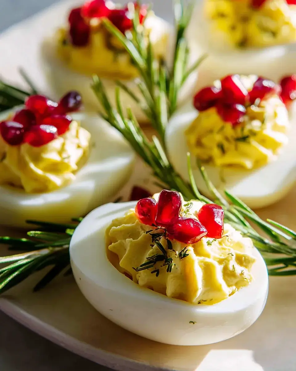 Holiday Deviled Eggs