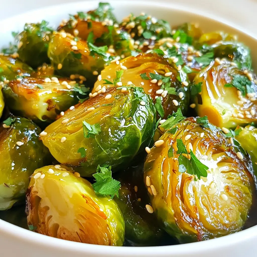 Honig-Knoblauch Rosenkohl Rezept